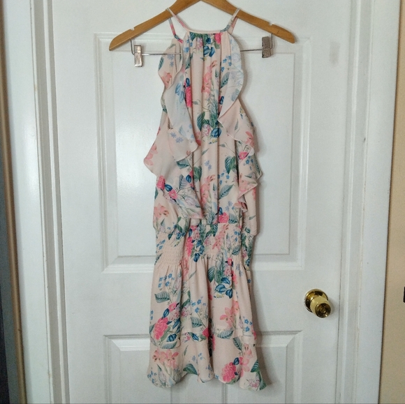 Parker Williame Floral Silk Dress Size S - Picture 4 of 14